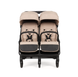 Прогулянкова коляска для двійні Adamex Alto Beige (Адамекс Альто)