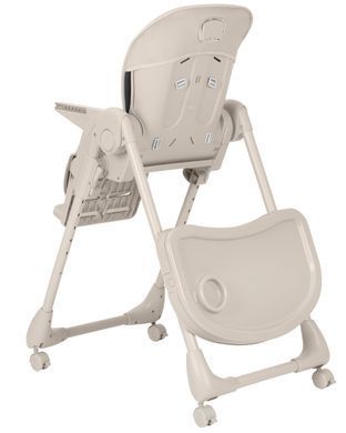 Стульчик для кормления CARRELLO Lotus CRL-12101 Dune Beige с дугой и колесиками