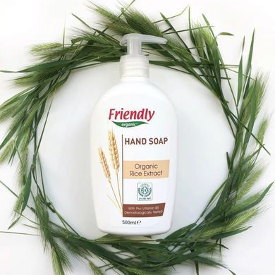 Жидкое органическое мыло для рук с экстрактом риса Friendly Organic 500 мл