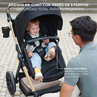 Универсальная коляска 3 в 1 Kinderkraft Moov 2 Air Sand Beige (KSMOOV02BEG0000)