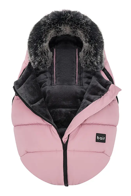 Зимний теплый конверт (футмуф) в коляску Bair Cocon mini (Баир Кокон мини) dusty pink розовый