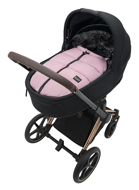 Зимний теплый конверт (футмуф) в коляску Bair Cocon mini (Баир Кокон мини) dusty pink розовый