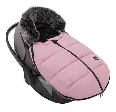 Зимний теплый конверт (футмуф) в коляску Bair Cocon mini (Баир Кокон мини) dusty pink розовый