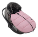 Зимний теплый конверт (футмуф) в коляску Bair Cocon mini (Баир Кокон мини) dusty pink розовый
