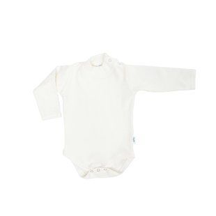 Дитяче боді Twins Ego велюр 74р довгий рукав екрю