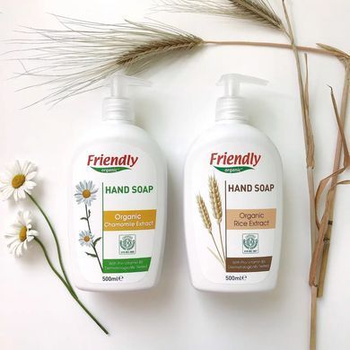 Жидкое органическое мыло для рук Friendly Organic с экстрактом ромашки 500 мл