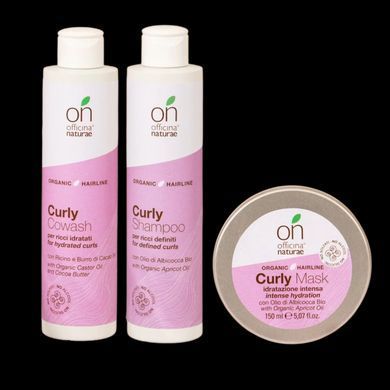 Набор по уходу за вьющимися волосами Curly для очерченных локонов Officina Naturae