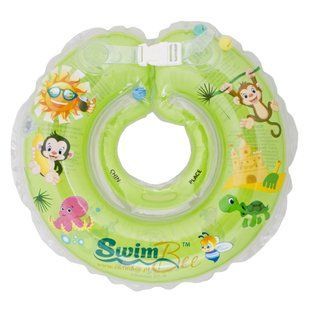 Детский круг для купания SwimBee зеленый