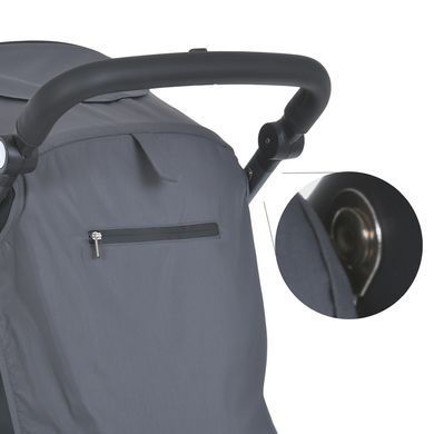 Прогулянкова коляска El Camino Dynamic Pro модель 2024 (Ель Каміно Дінамік ПРО) ME 1053-3 Charcoal