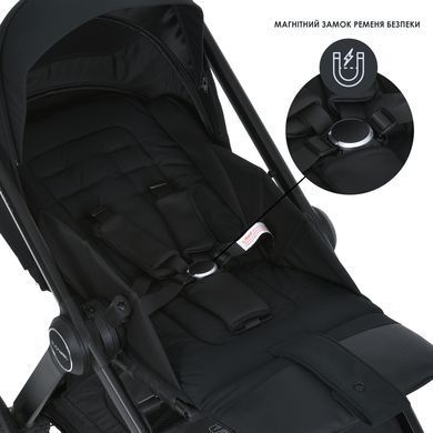 Коляска детская 2в1 ME 1126 GENESIS Jet Black