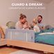 Захисна бар'єрка для ліжка Kinderkraft Guard and Dream Grey (KAGUDR00LGR0000)