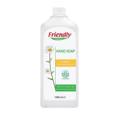 Жидкое органическое мыло для рук Friendly Organic с экстрактом ромашки 1000 мл
