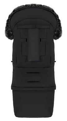 Зимний теплый конверт (футмуф) в коляску Bair Arctic (Баир Арктик) black noire черный