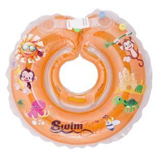 Детский круг для купания SwimBee оранжевый