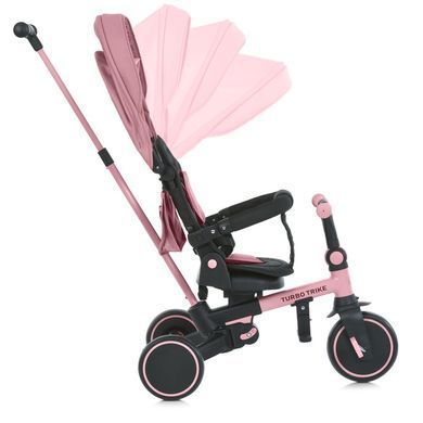 Трьохколісний велосипед Turbo Trike 4в1 MT 1036 pink, біговел
