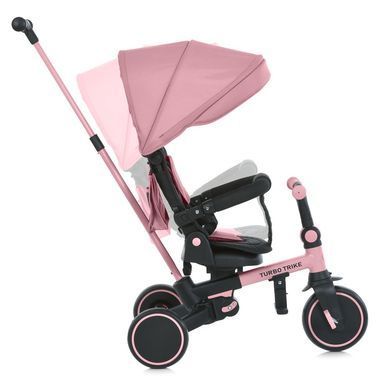 Трьохколісний велосипед Turbo Trike 4в1 MT 1036 pink, біговел
