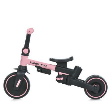 Трьохколісний велосипед Turbo Trike 4в1 MT 1036 pink, біговел