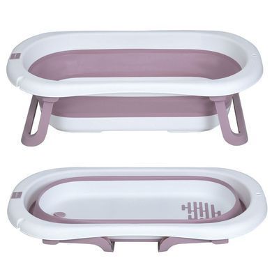 Ванночка складная детская с термометром и вкладышем (подушкой) EL CAMINO PLUS ME 1151 Lilac
