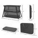 Кровать-манеж 4 в 1 Kinderkraft Sofi Plus Grey (KLSOFIPLGRY0000)