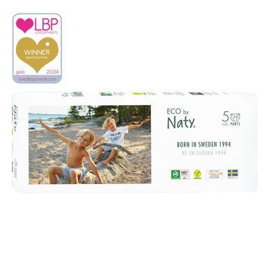 Органічні підгузки-трусики Eco by Naty Розмір 5 (від 12 до 18 кг) 34 шт