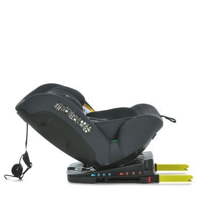 Детское автокресло El Camino (Эль Камино) i-JOY ME 1205 Antracite - i-Size, (40&ndash;150 см), ISOFIX 360&deg;, Top Tether, темно-серый