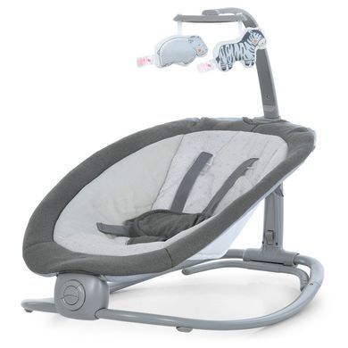 Укачивающий центр-шезлонг Mastela 6601 Grey: с вибрацией, музыкой и мобилем