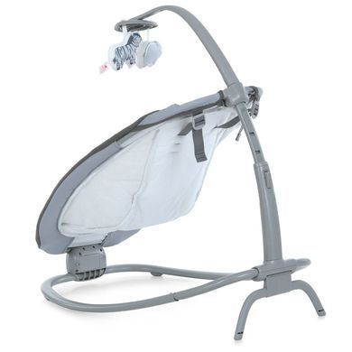Укачивающий центр-шезлонг Mastela 6601 Grey: с вибрацией, музыкой и мобилем