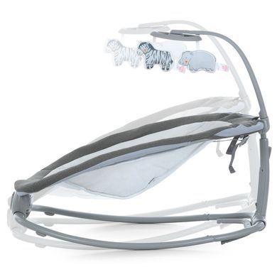 Укачивающий центр-шезлонг Mastela 6601 Grey: с вибрацией, музыкой и мобилем