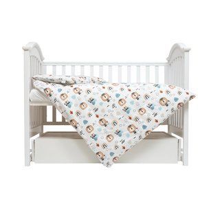 Детское сменное постельное белье 4 эл Twins Zoo Leo